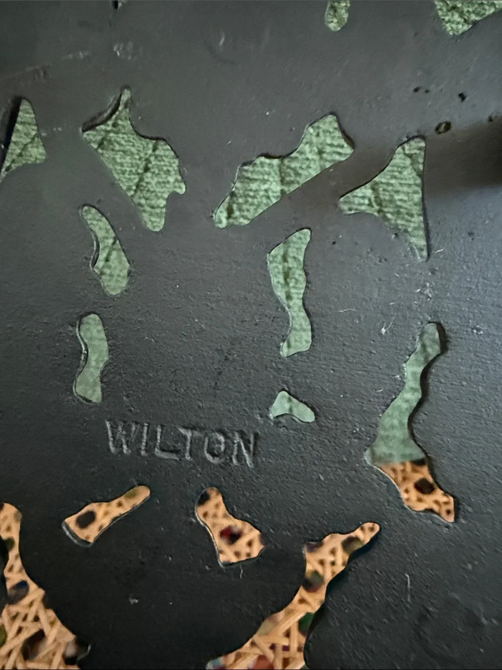 Vintage Wilton Cast Iron Ornate Trivet Wall Decor